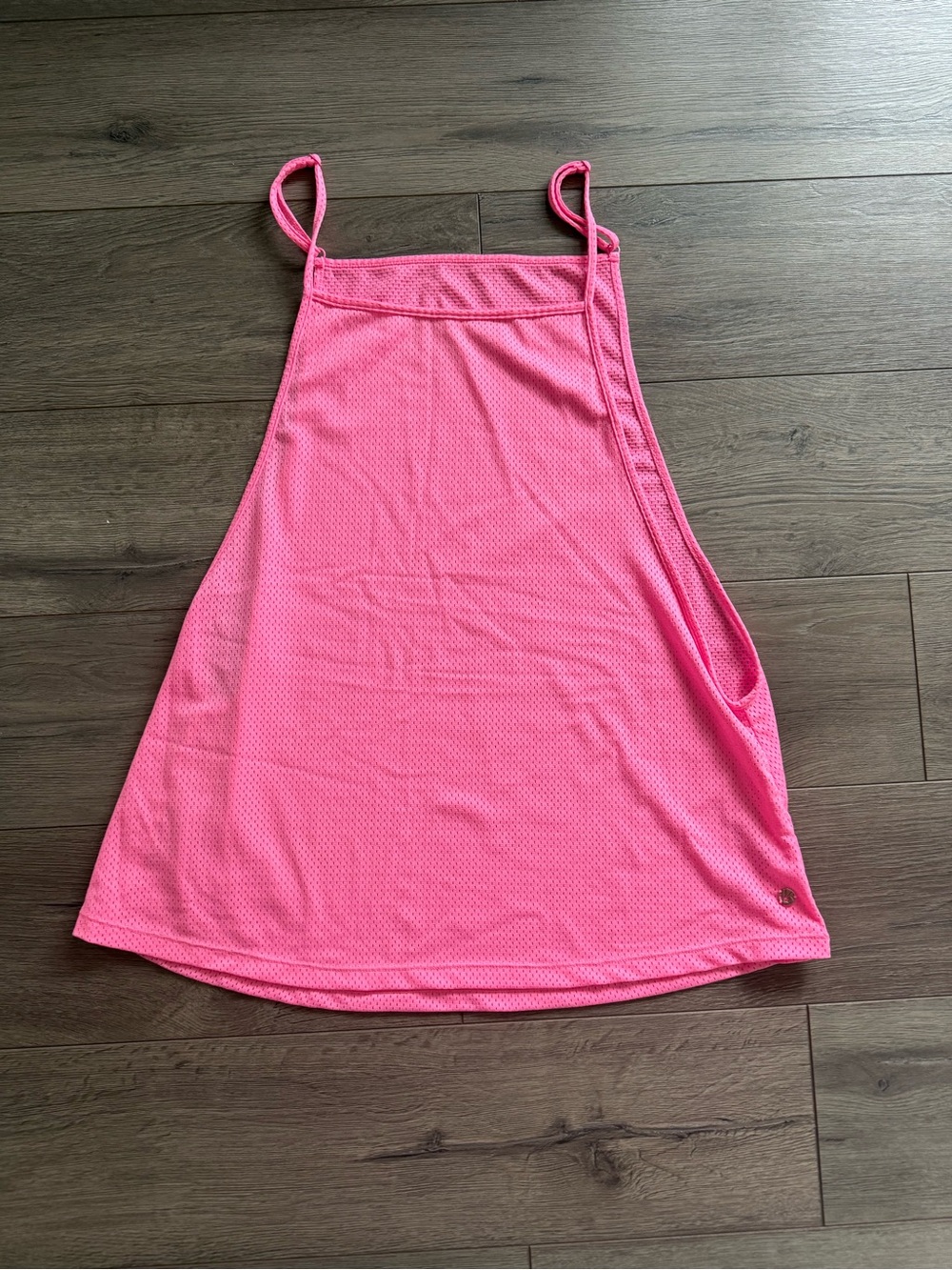 BuffBunny Pink Mesh Tank Top